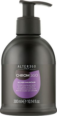 Кондиционер против желтизны волос Alter Ego Chromego Silver Maintain 300 мл (Оригинал)