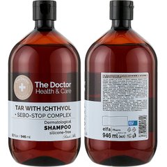 Шампунь для волос The Doctor Health&Care "Дегтярный с ихтиолом" 946 мл