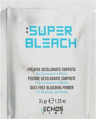 Беспылевой блонд-порошок белый Echosline Dust-free Bleaching Powder White 35г