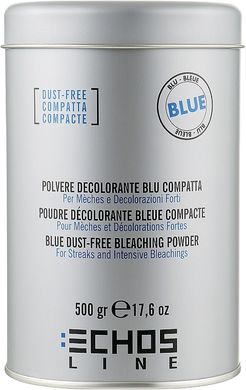 Безпиловий блонд-порошок блакитний Echosline Bleaching Polvere Decolorante Blu Compatta 500г