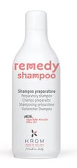 Krom Remedy Shampoo Восстанавливающий шампунь с растительным кератином и маслом оливы 1000 мл (Оригинал)
