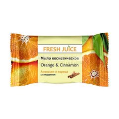 Мыло косметическое (Апельсин и корица) - Fresh Juice Orange & Cinnamon