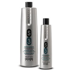 Зміцнюючий шампунь для тонкого і ослабленого волосся - Echosline S3 Invigorating Shampoo 1000мл.