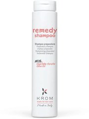 Krom Remedy Shampoo Відновлюючий шампунь з рослинним кератином та олією оливи 250мл (Оригінал)