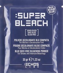 Безпиловий блонд-порошок блакитний Echosline Bleaching Polvere Decolorante Blu Compatta 35г