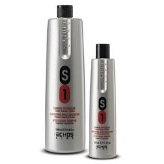 Шампунь для фарбованого та пошкодженого волосся - Echosline S1 After Color Shampoo - 1000мл. (Оригінал)