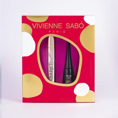 Подарунковий набір для очей - Vivienne Sabo (Туш Cabaret Ргеміеге + Підводка для очей Charbon)
