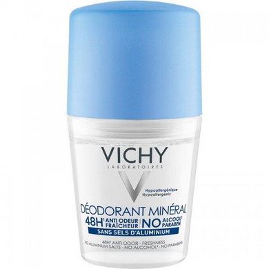 Шариковый дезодорант - Vichy Deodorant Mineral Roll (Оригинал)