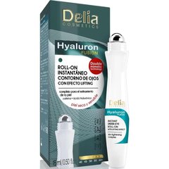 Кульковий крем-гель для повік Delia Cosmetics Hyaluron Fusion Омолоджуючий 15 мл