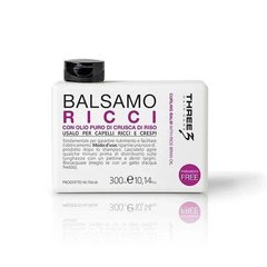 FAIPA THREE 3 HC RICCI Balsamo Бальзам для кучерявого волосся з Олією рисових висівок pH3.1, 300мл (Оригінал)