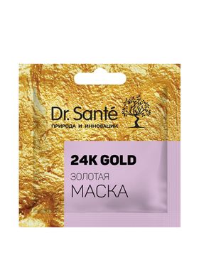 Золотая маска - Dr. Sante Face Care Mask 24K Gold