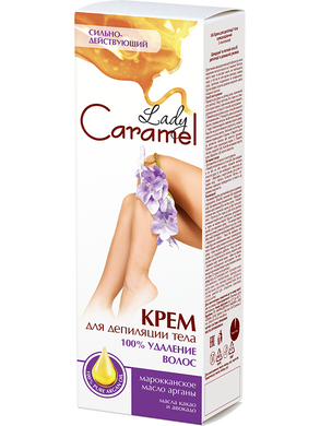 Крем для депіляції (100% Видалення волосся) - Lady Caramel Cream 100мл