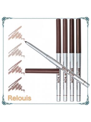 Пудровый механический карандаш для бровей - Relouis Brow Wow