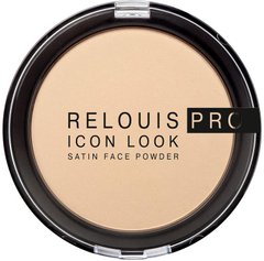 Компактная пудра - Relouis Pro Icon Look Satin Face Powder (Оригинал)