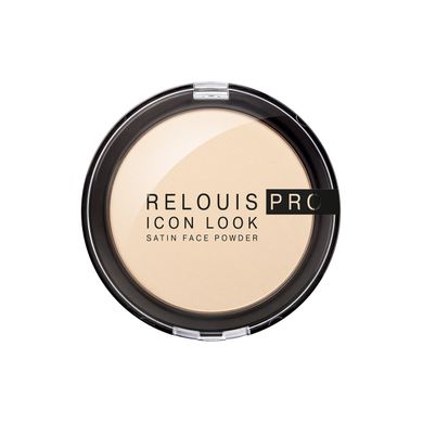 Компактна пудра - Relouis Pro Icon Look Satin Face Powder (Оригінал)