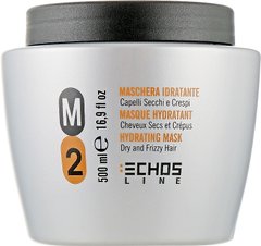 Маска для сухого та кучерявого волосся Echosline M2 Hydrating Mask 500мл