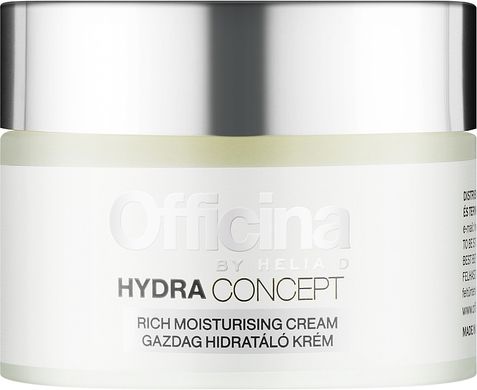 Helia-D Officina Hydra Concept Крем для обличчя зволожуючий насичений 50 мл (Оригінал)