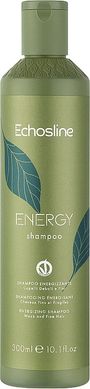 ECHOSLINE Therapy Vegan Energy Shampoo Шампунь для ослабленого та тонкого волосся укріплюючий, 300мл (Оригінал)