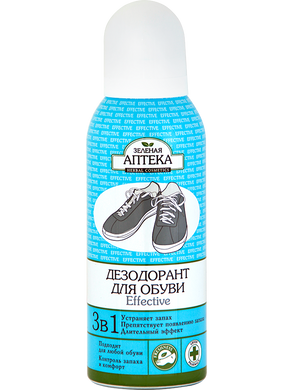 Дезодорант для взуття "Effective" - Зелена Аптека 150мл.