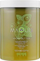 Маска веганська живильна масляна для сухого волосся MAQUI 3 Hydra-Butter ECHOSLINE, 1000 мл