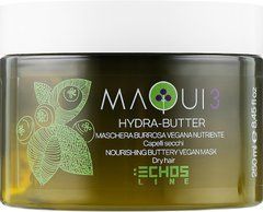 Маска веганська живильна масляна для сухого волосся MAQUI 3 Hydra-Butter ECHOSLINE, 250 мл