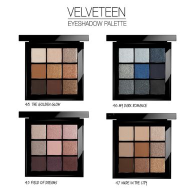1188 Палітра тіней для повік - Ga-De Velveteen Eye Shadow Palette (Оригінал)