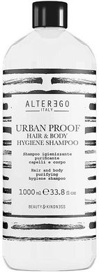 Шампунь із вугіллям для всіх типів волосся Alter Ego Urban Proof 1000 мл, 1000