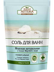 Соль для ванн дой-пак "Морская натуральная" - Зеленая Аптека 500г