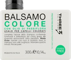 FAIPA THREE 3 HC COLORE Balsamo Бальзам для фарбованого волосся захисний з Пасифлорою pH2.9, 300мл (Оригінал)