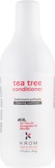 Кондиціонер очищающий для жирного волосся з ментолом KROM TEA TREE 1 л (Оригінал)