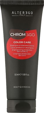 Шампунь для захисту колльору волосся Alter Ego Chromego Color Care 50 мл (Оригінал)