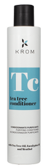 Кондиціонер очищающий для жирного волосся з ментолом KROM TEA TREE 250мл (Оригінал)