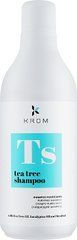 Шампунь очищающий для жирного волосся з ментолом KROM TEA TREE 1000 мл (Оригінал)