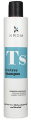 Шампунь очищающий для жирного волосся з ментолом KROM TEA TREE 250 мл (Оригінал)